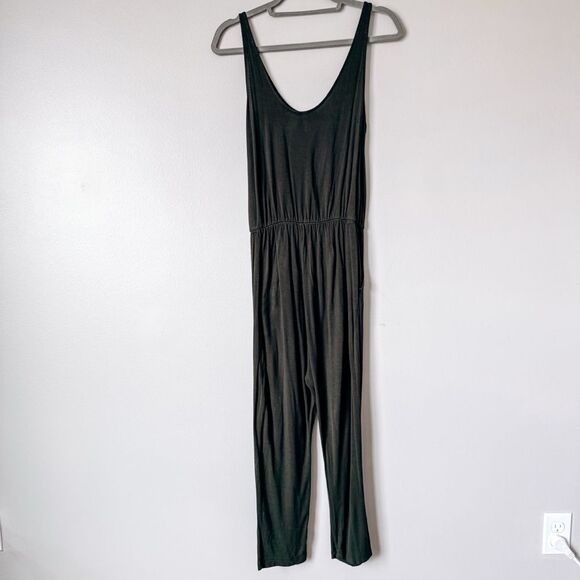 Divided Green Sleeveless Round Neckline Casual Romper Size Small - Picture 5 of 7